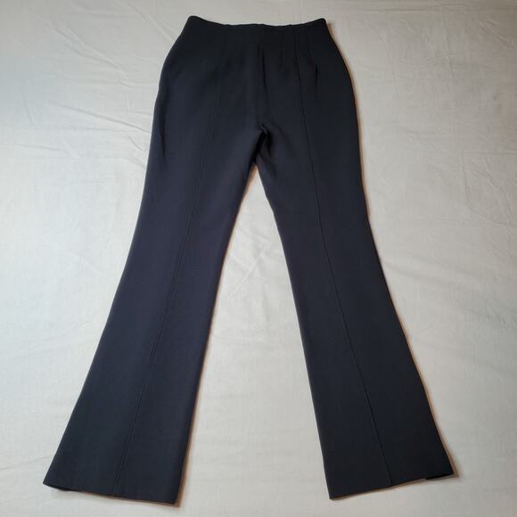 Anthropologie Women's Size 6 Pintuck Front Flare Leg Trouser Blue - Picture 5 of 10